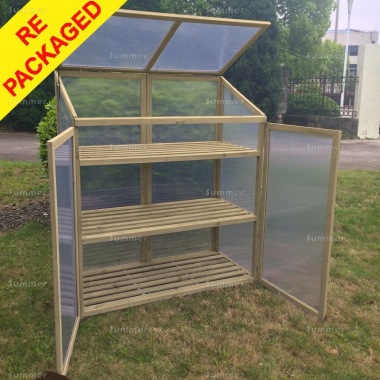 Repackaged Growhouse 070 - Polycarbonate, 3 Shelves Repackaged Growhouse 070 - Polycarbonate, 3 Shelves
